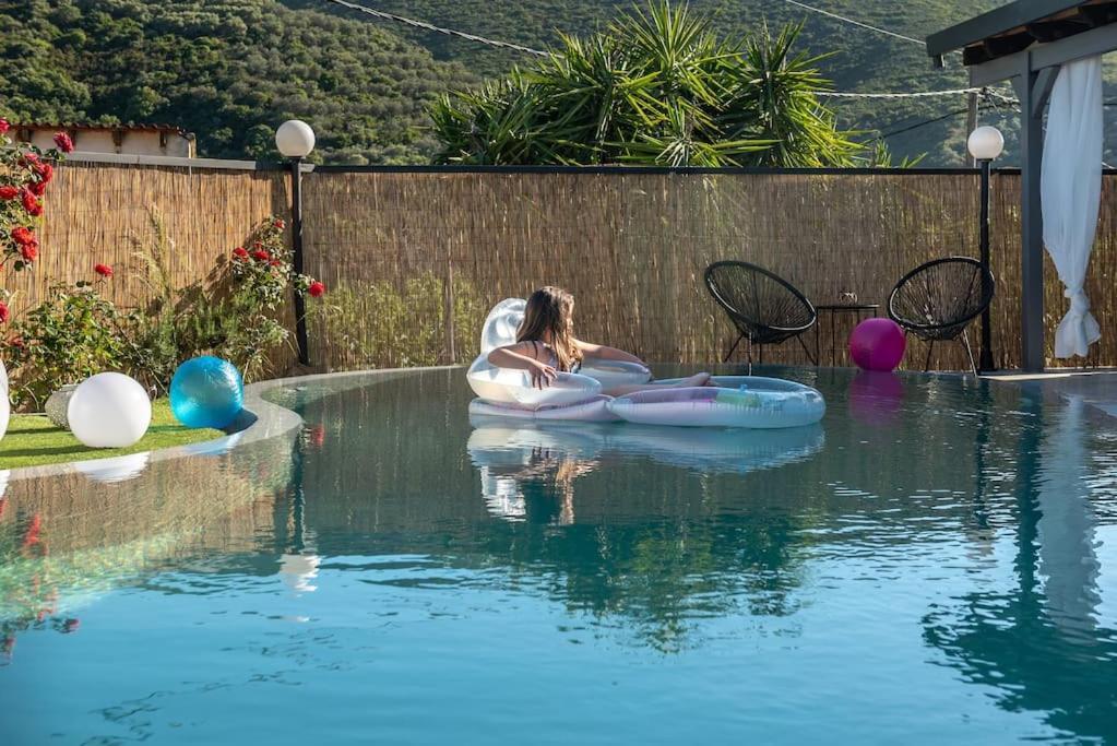 Vila Casa Del Miele, Private Pool, Bbq, Mountain View. Alikianos Exteriér fotografie